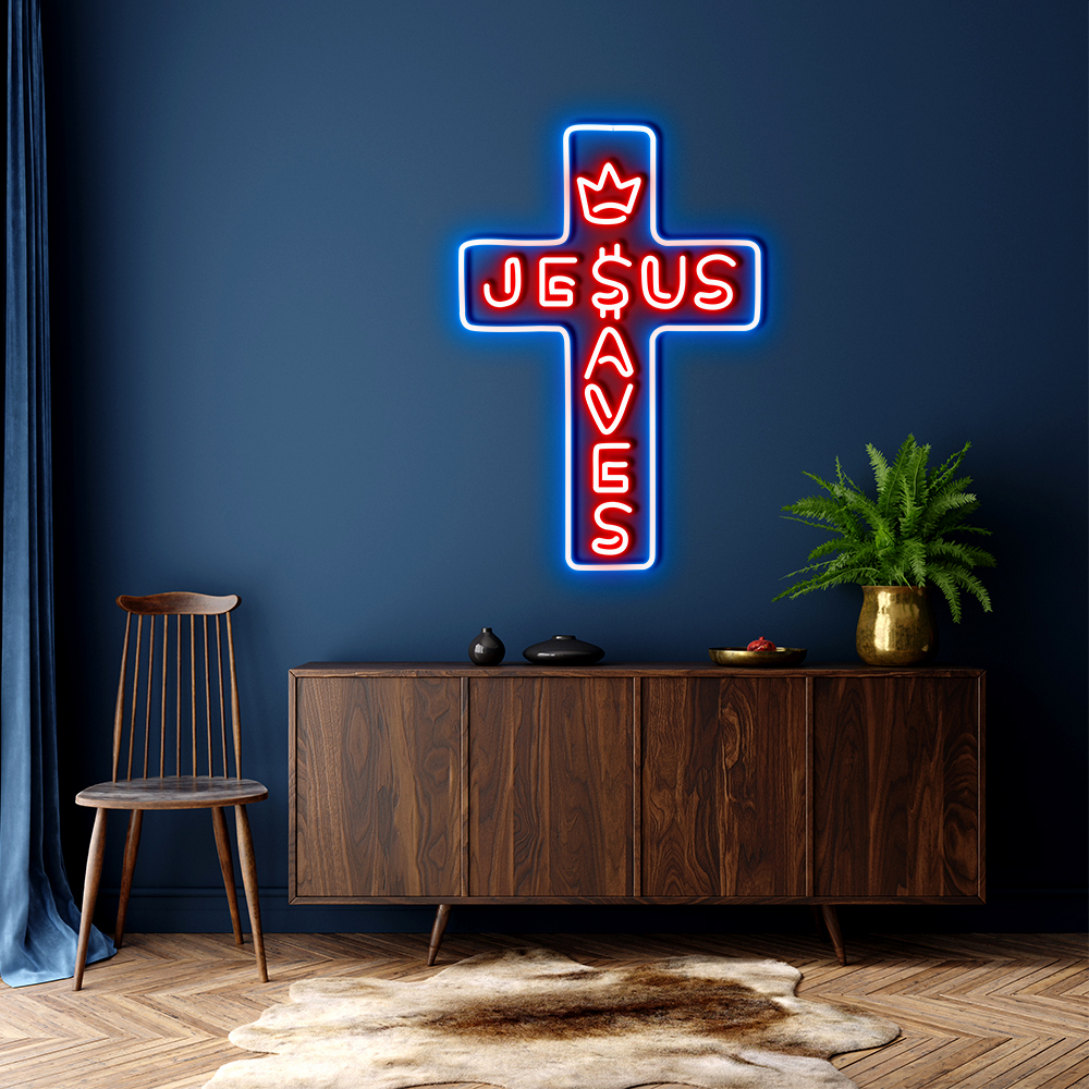 Cross Led Neon Sign