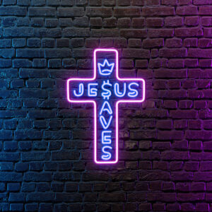 Cross Led Neon Sign