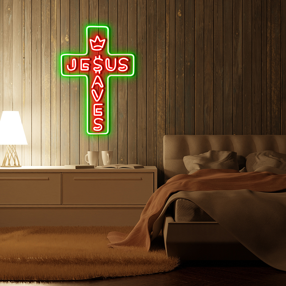 Cross Led Neon Sign