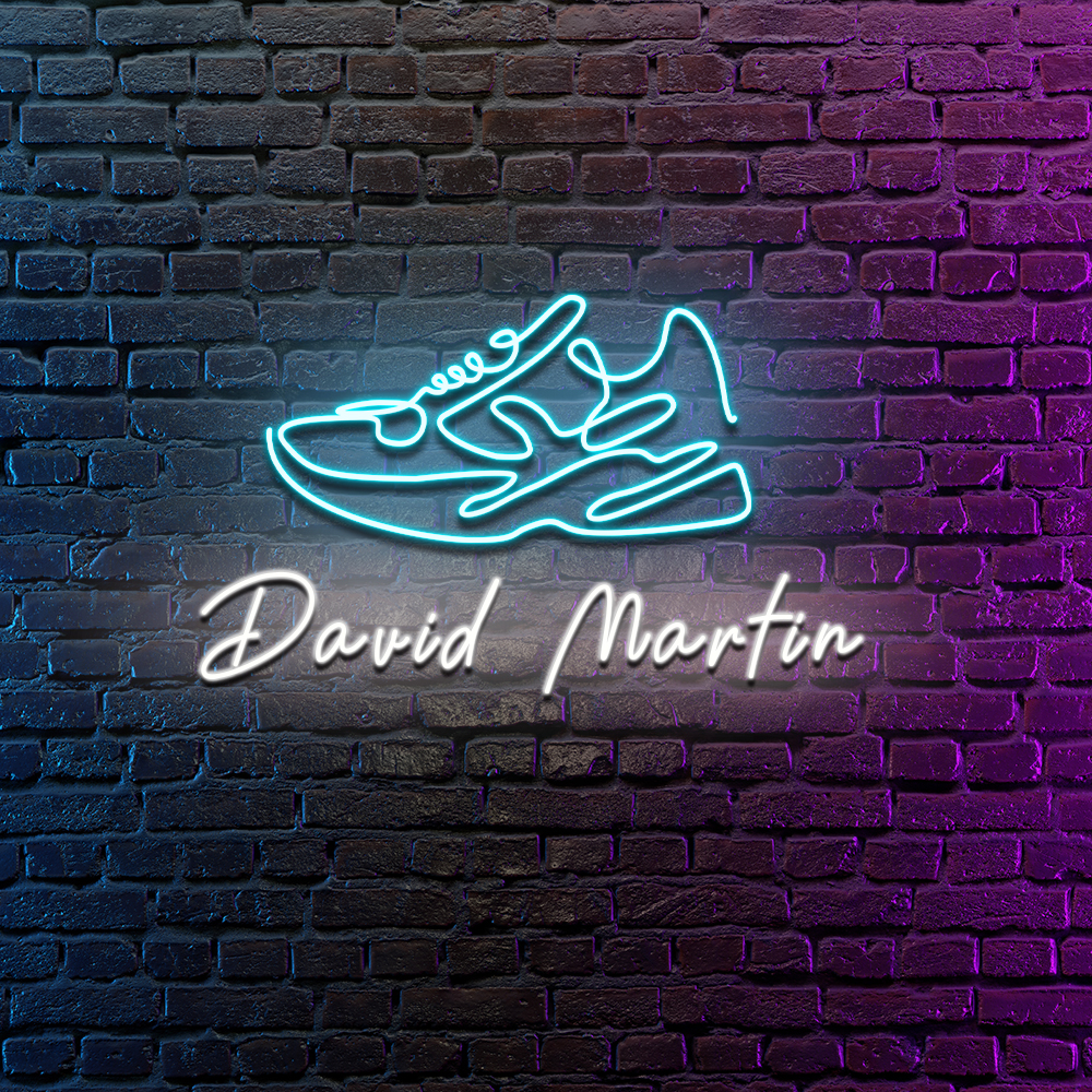 Custom Name Shoes Neon Sign