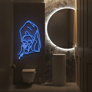 Funny Bathroom Decor neon sign