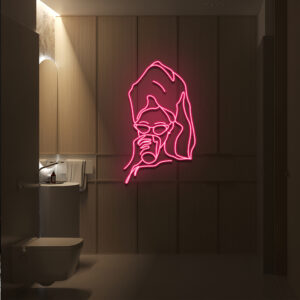 Funny Bathroom Decor neon sign