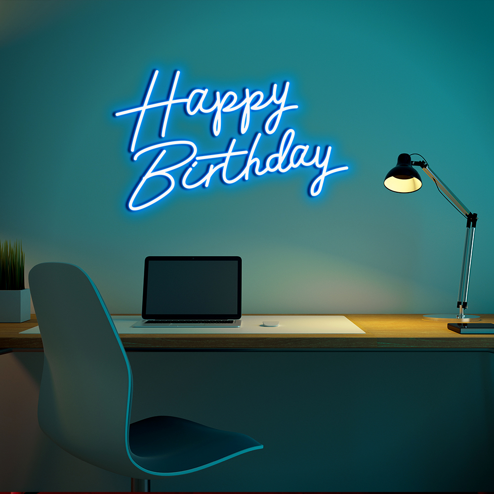 Happy Birthday Led Neon Sign