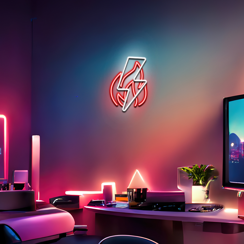 Lightning Bolt Neon Light