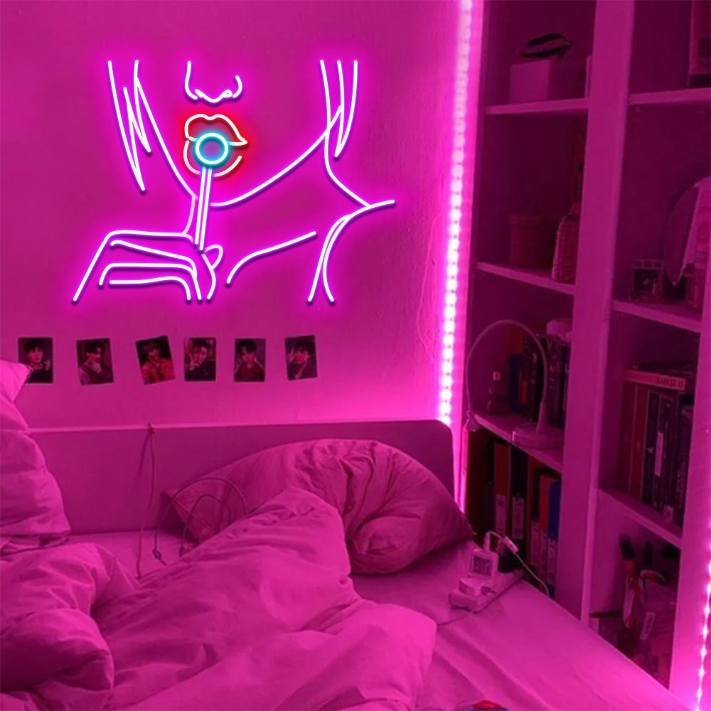 Lollipop Girl Led Neon Sign