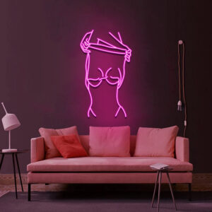 Minimalist Female Body Neon Signs