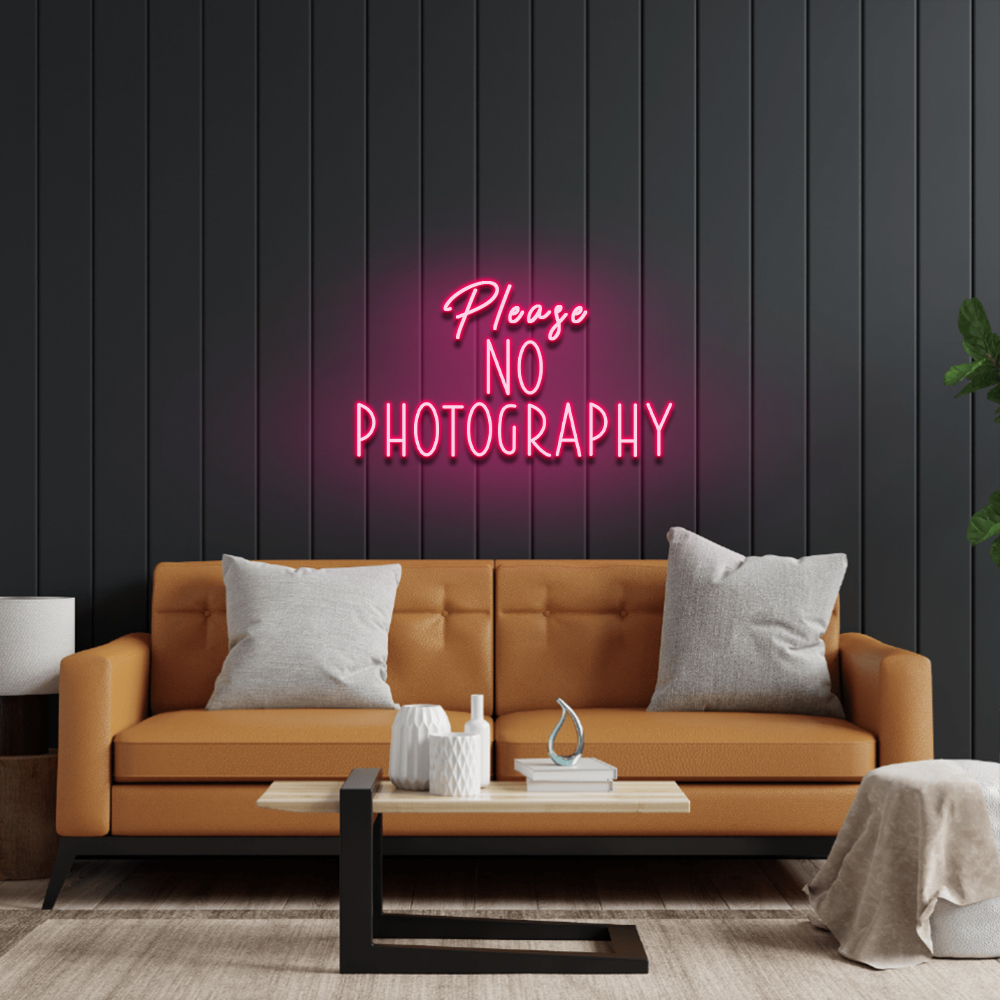 No Camera Led Neon Sign