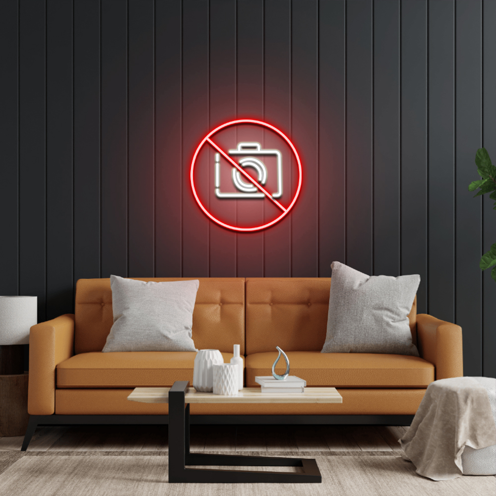 Please Do Not Take A Photo Neon Sign