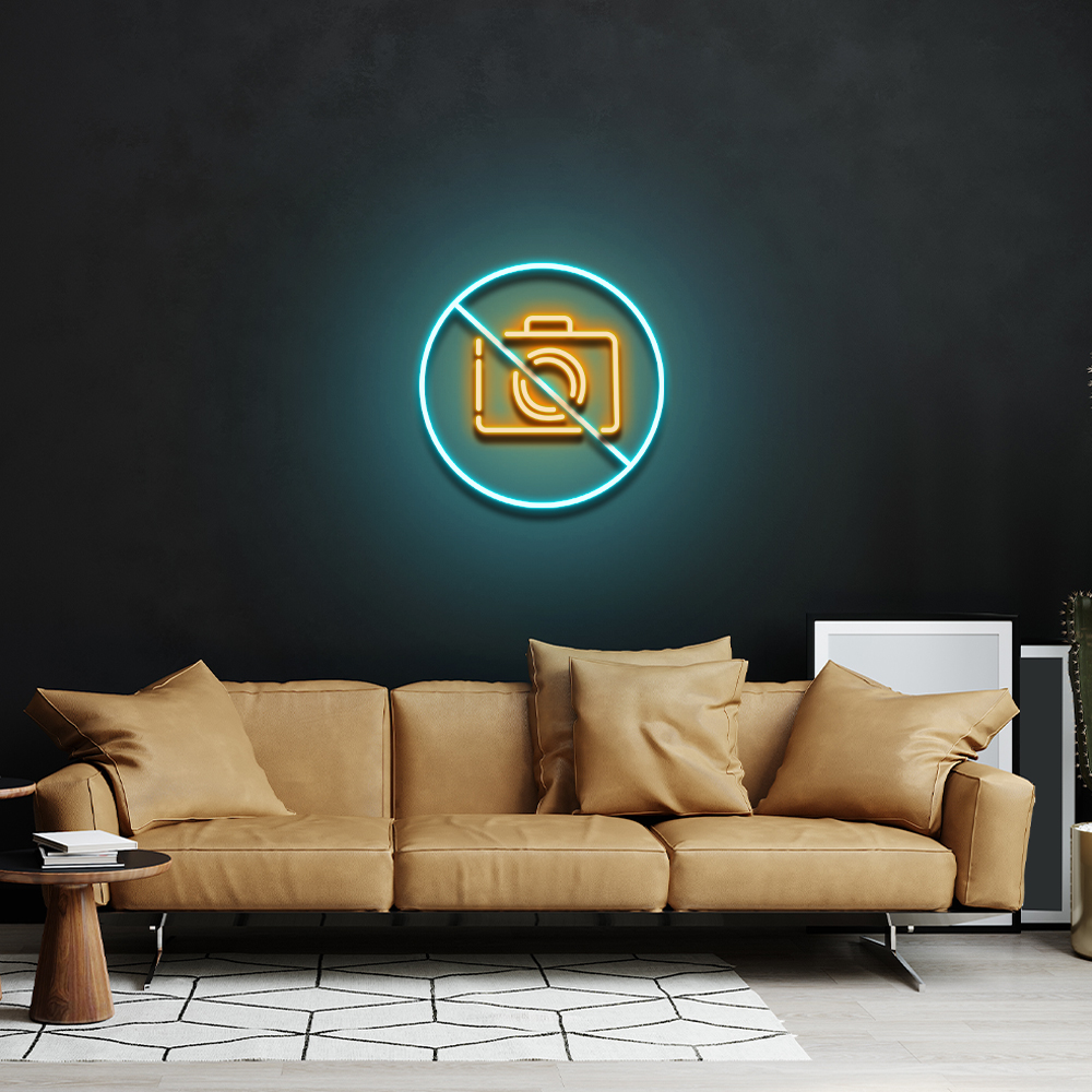 Please Do Not Take A Photo Neon Sign