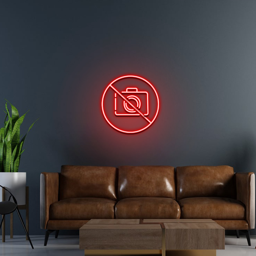 Please Do Not Take A Photo Neon Sign