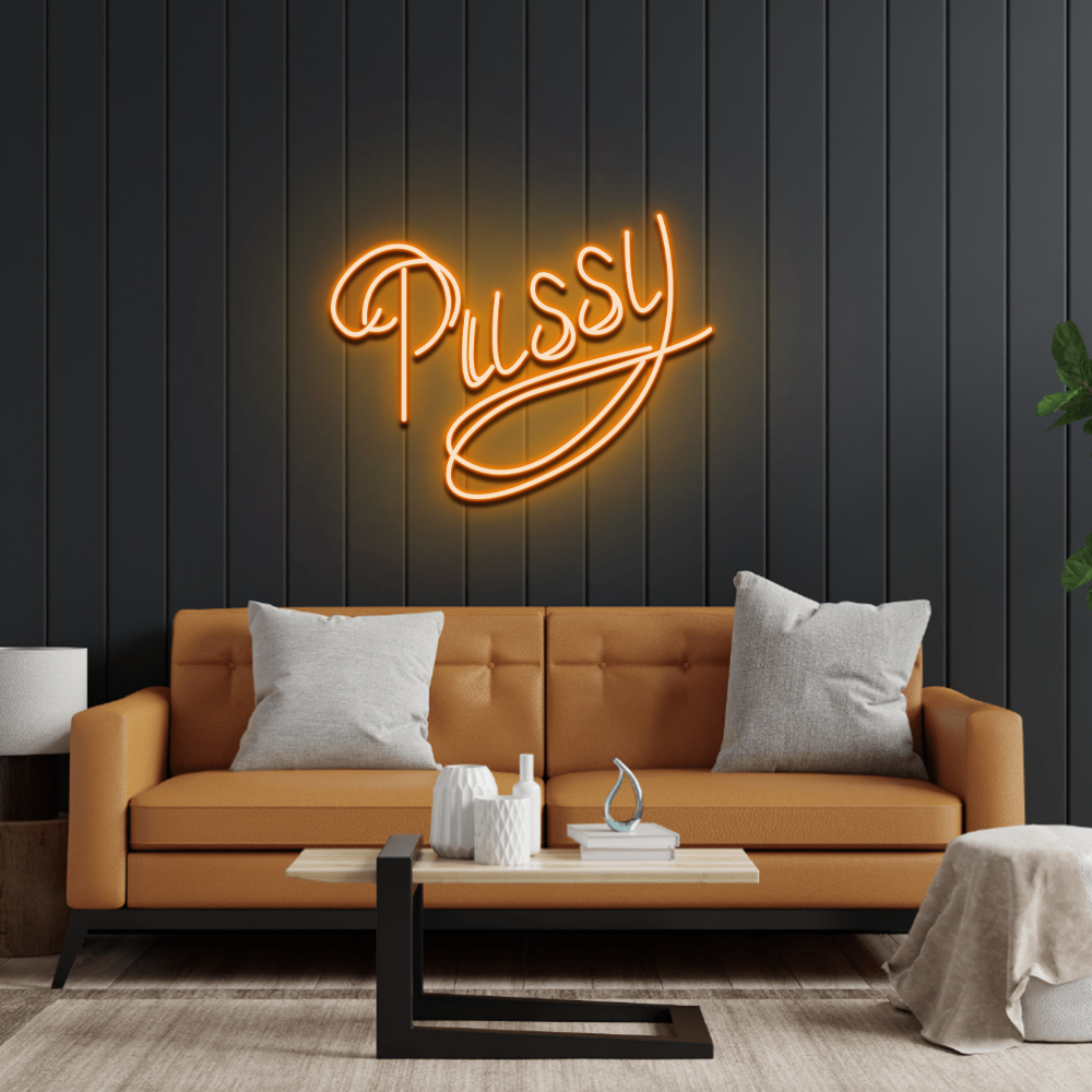 Pussy Led Neon Sign