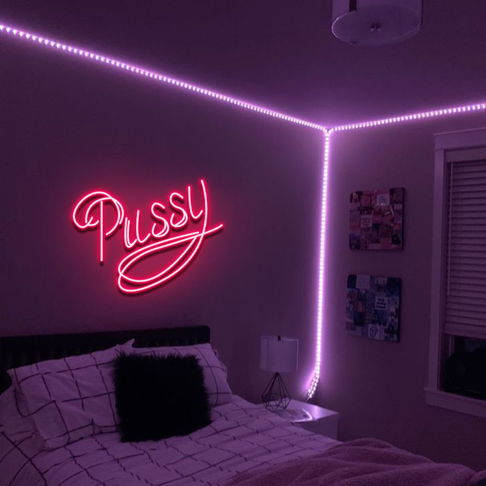 Pussy Led Neon Sign