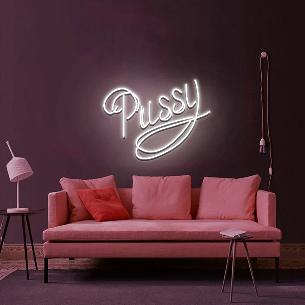Pussy Led Neon Sign