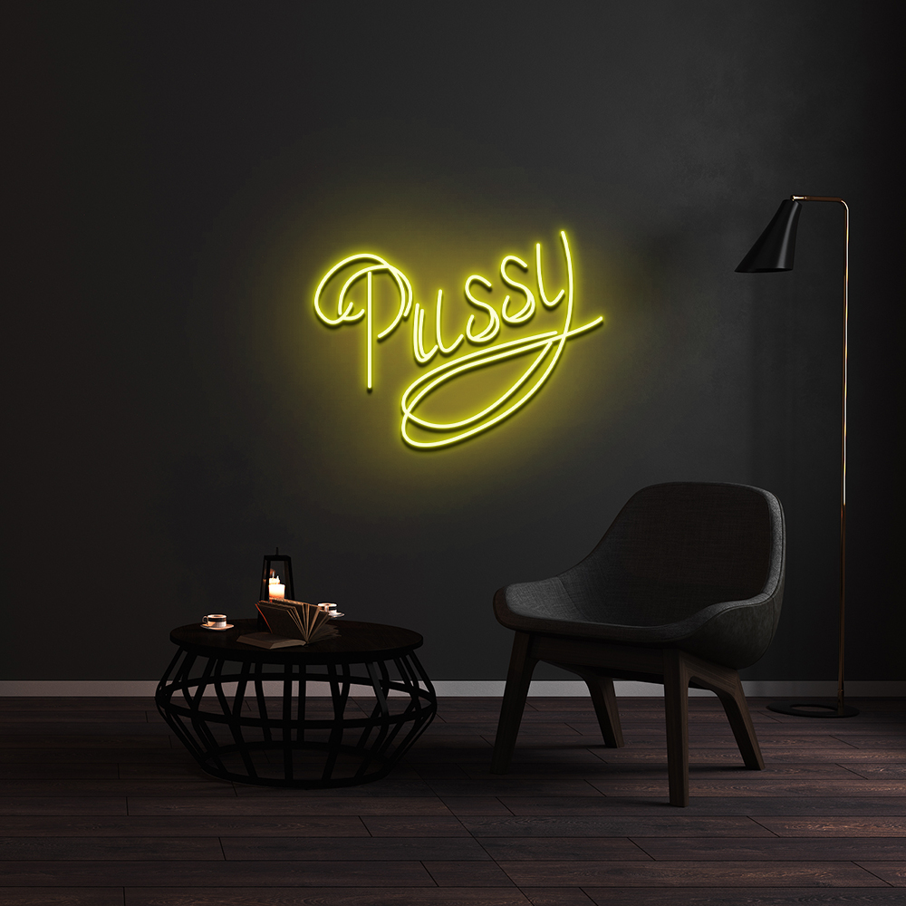 Pussy Led Neon Sign