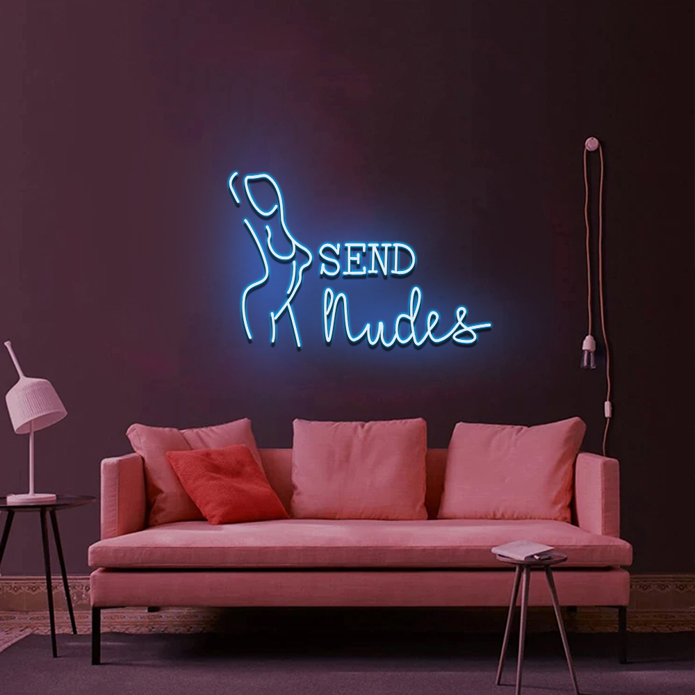 Send Nude Led Neon Sign - Custom Personalised LED Neon Signs, Handmade Neon Light