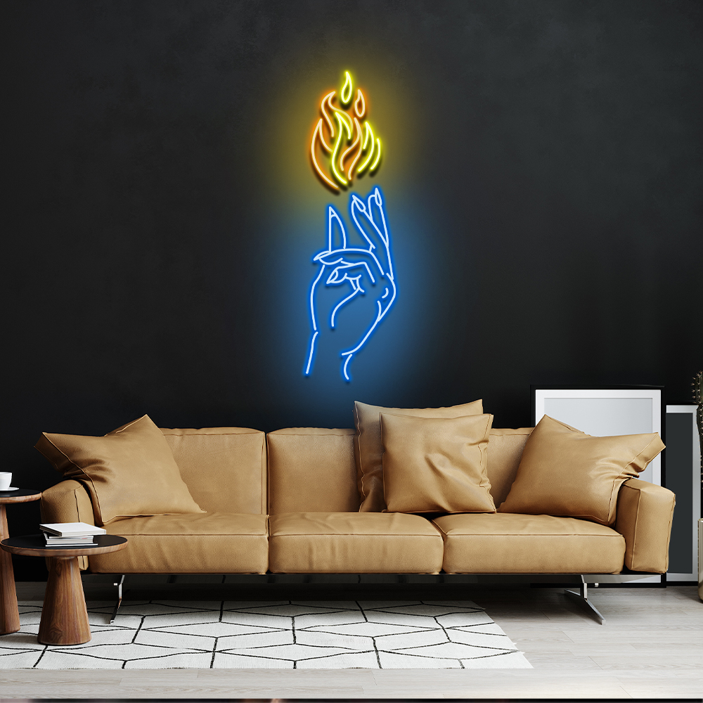 Hand Custom Neon Light