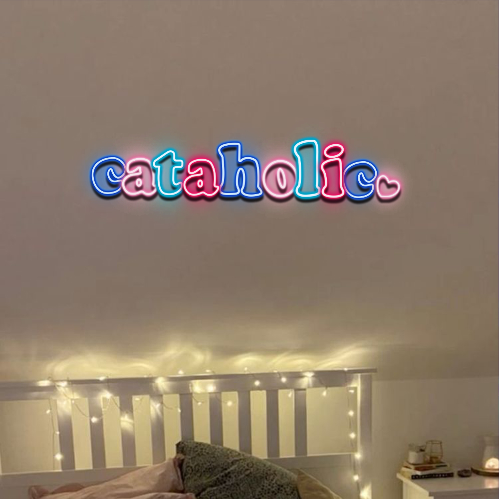 Custom Cataholic LED Neon