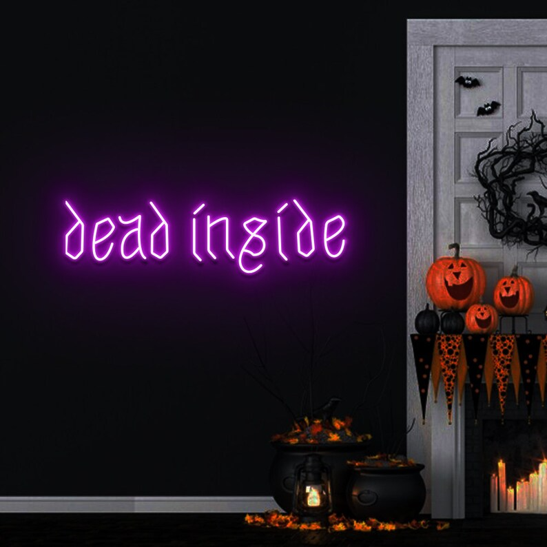 Dead Inside Custom Neon Sign