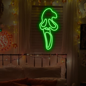 Ghost Face Neon Sign