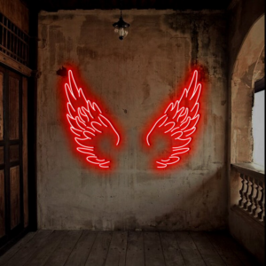 Angel Wings Custom Neon Sign