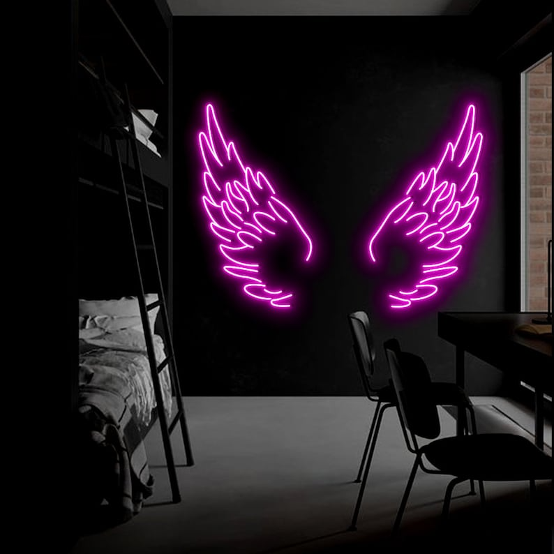 Angel Wings Custom Neon Sign