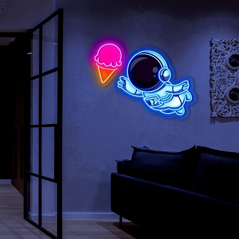 Astronaut Space Custom Neon Sign