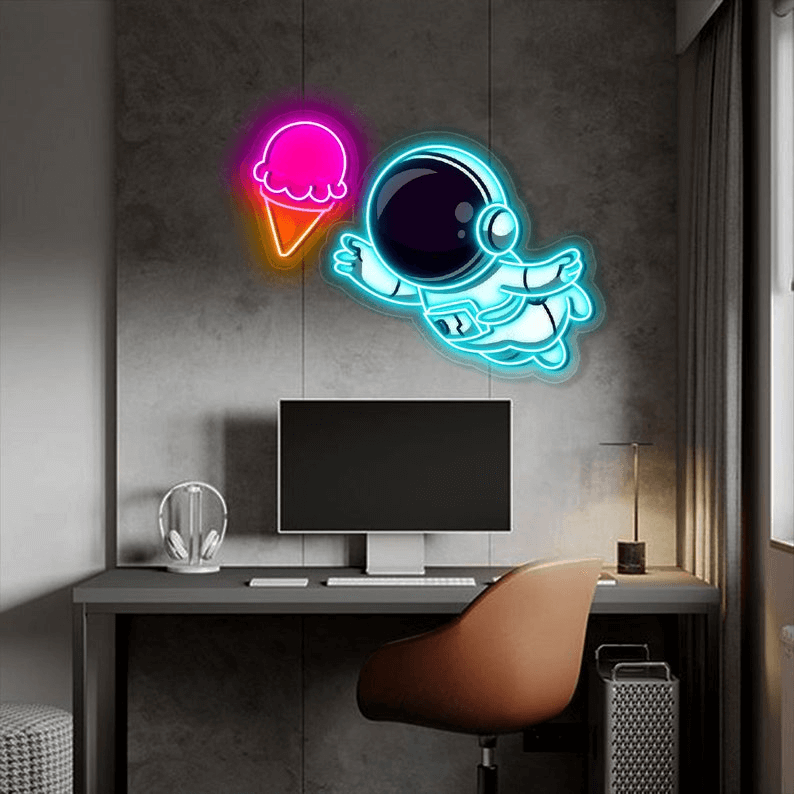 Astronaut Space Custom Neon Sign