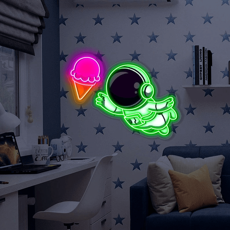 Astronaut Space Custom Neon Sign