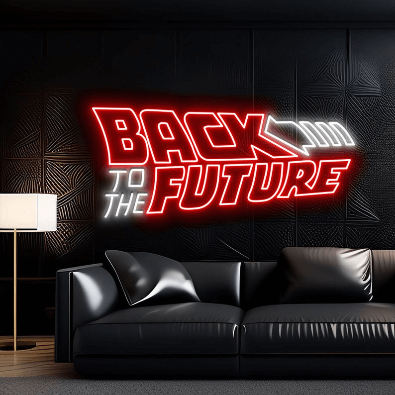 Back To The Future Custom Neon Sign