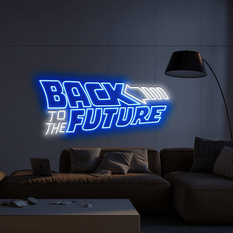 Back To The Future Custom Neon Sign