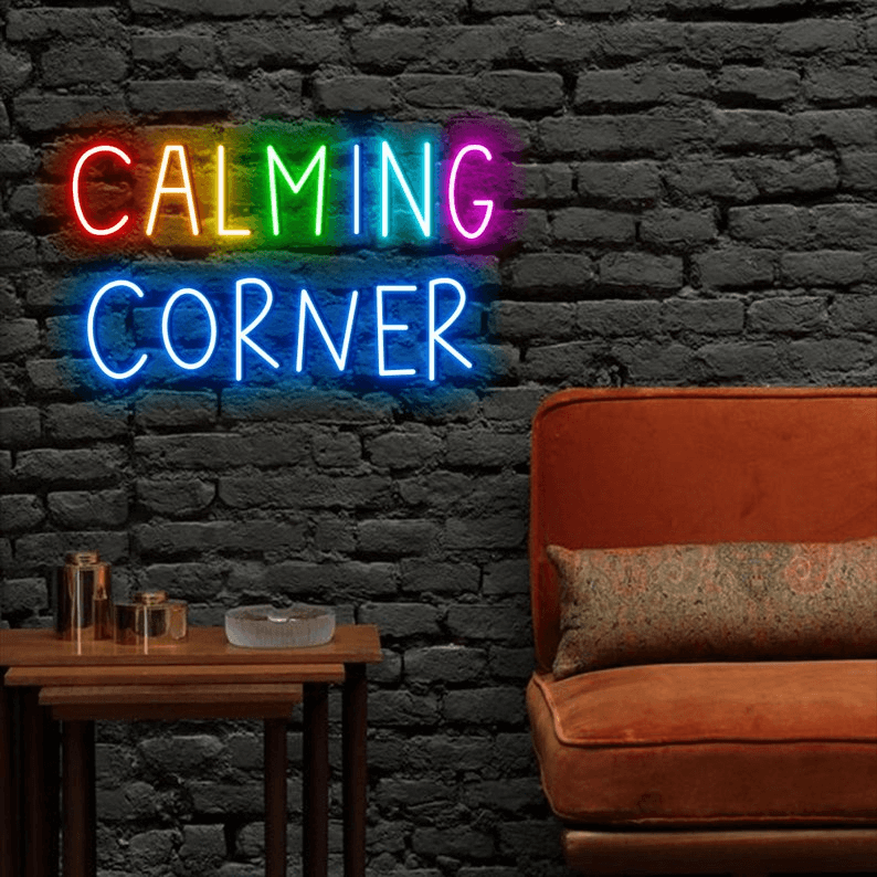 Calming Corner Custom Neon Sign - Custom Personalised LED Neon Signs ...