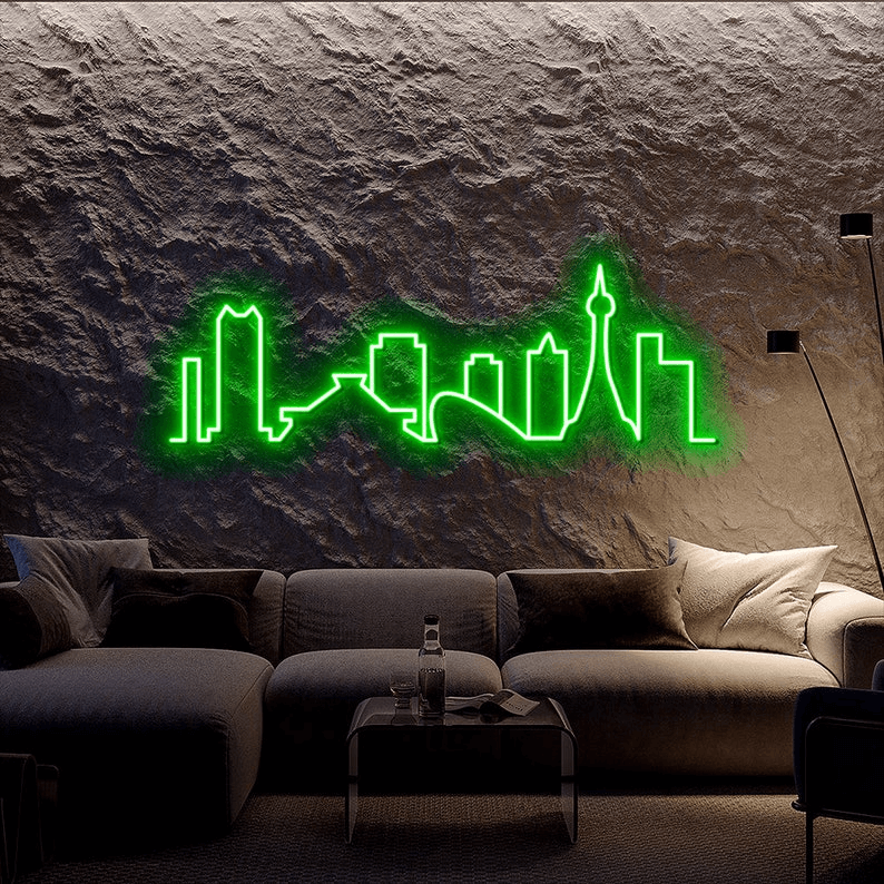 City Skyline Custom Neon Sign