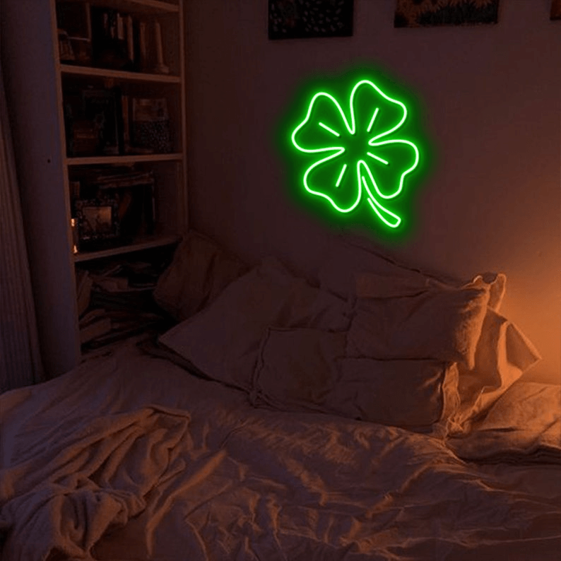 Clover Leaf Custom Neon Sign