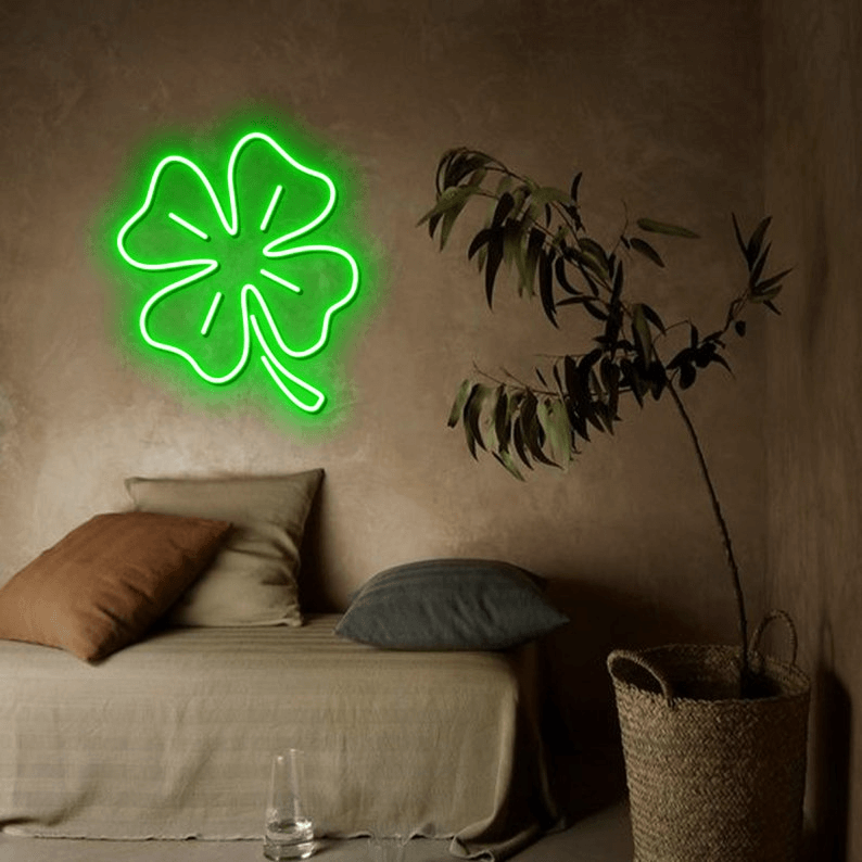 Clover Leaf Custom Neon Sign