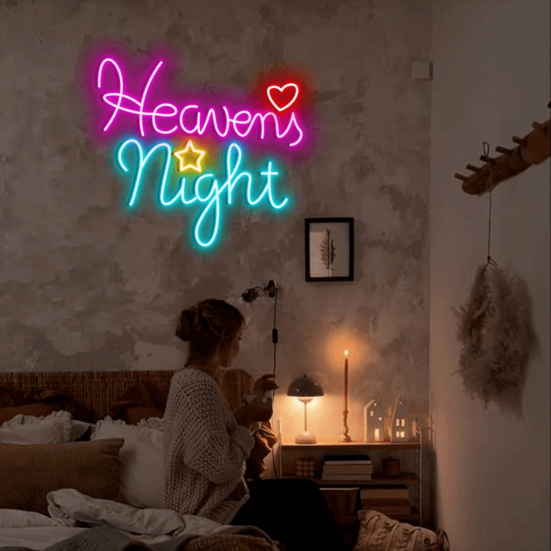Heaven's Night Custom Neon Sign