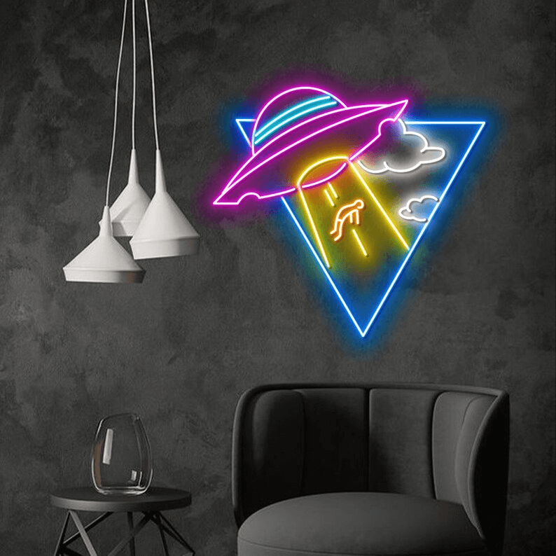 Kidnapping UFO Custom Neon Sign