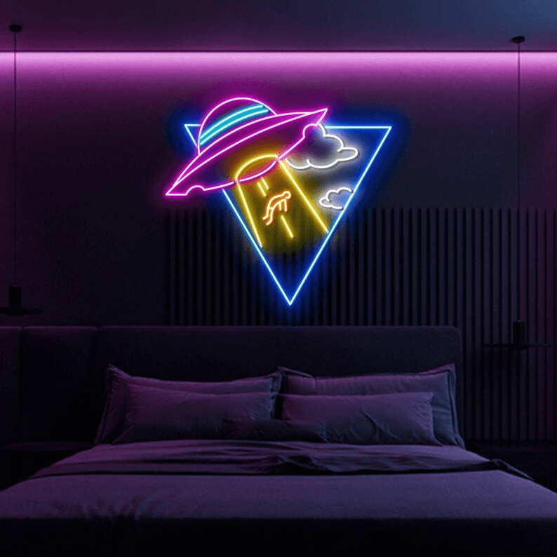 Kidnapping UFO Custom Neon Sign