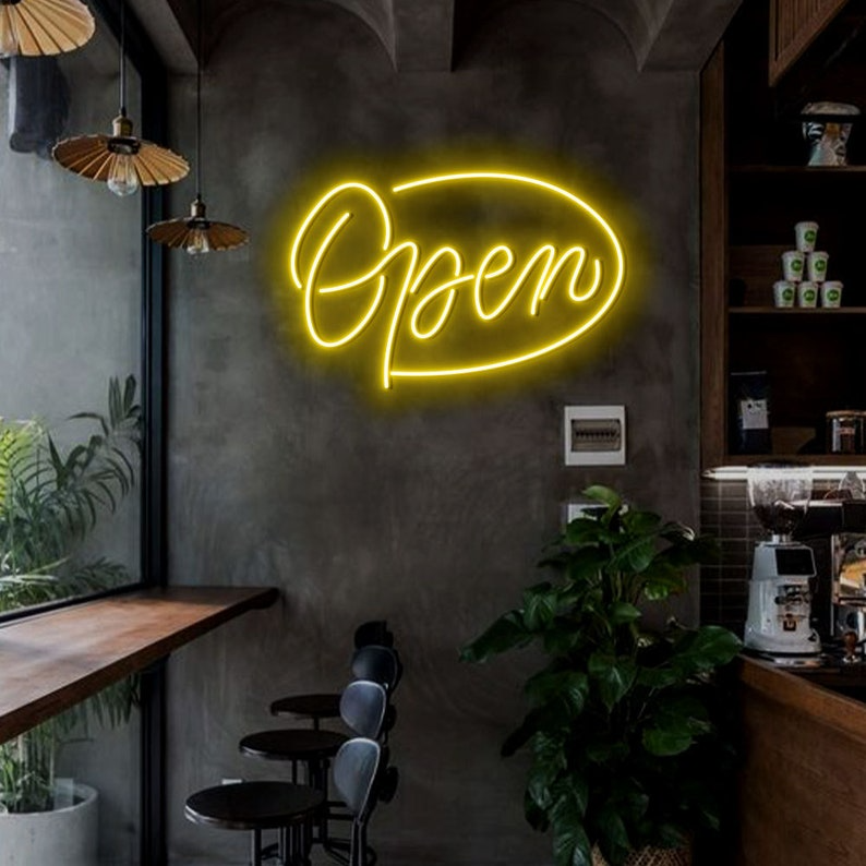 Open Custom Neon Sign