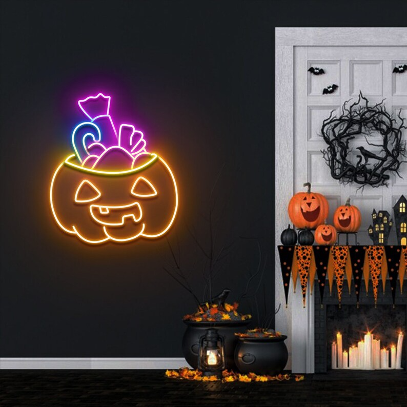 Pumpkin Candy Neon Sign