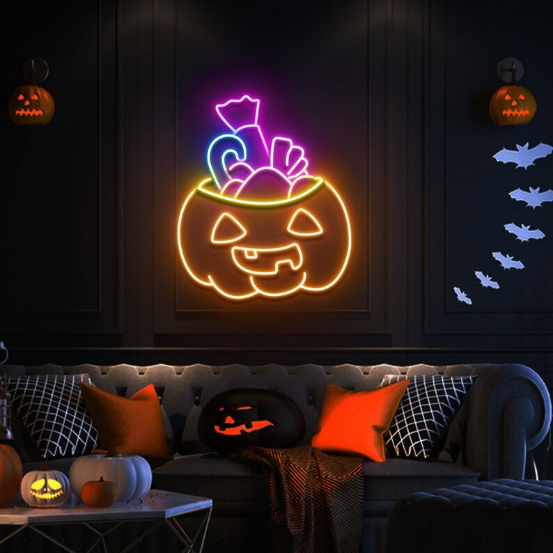 Pumpkin Candy Neon Sign