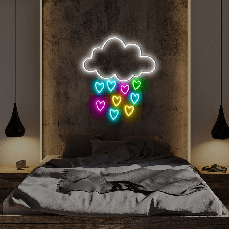 Rainbow Cloud Custom Neon Sign