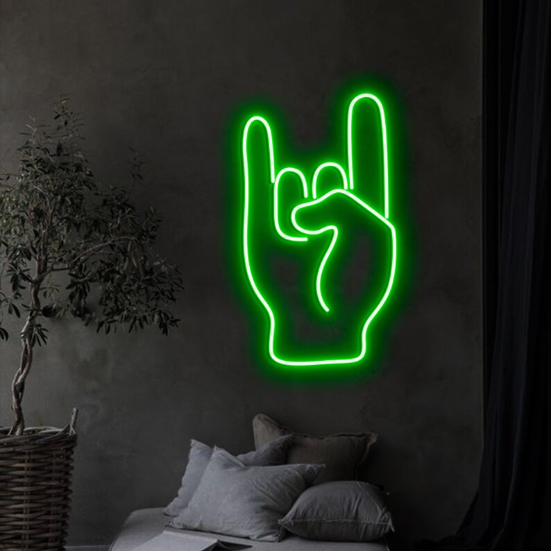 Rock Neon Sign