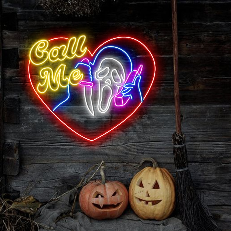 Scream Call Me Custom Neon Sign