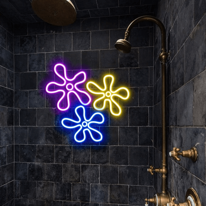 Spongebob Flower Custom Neon Sign