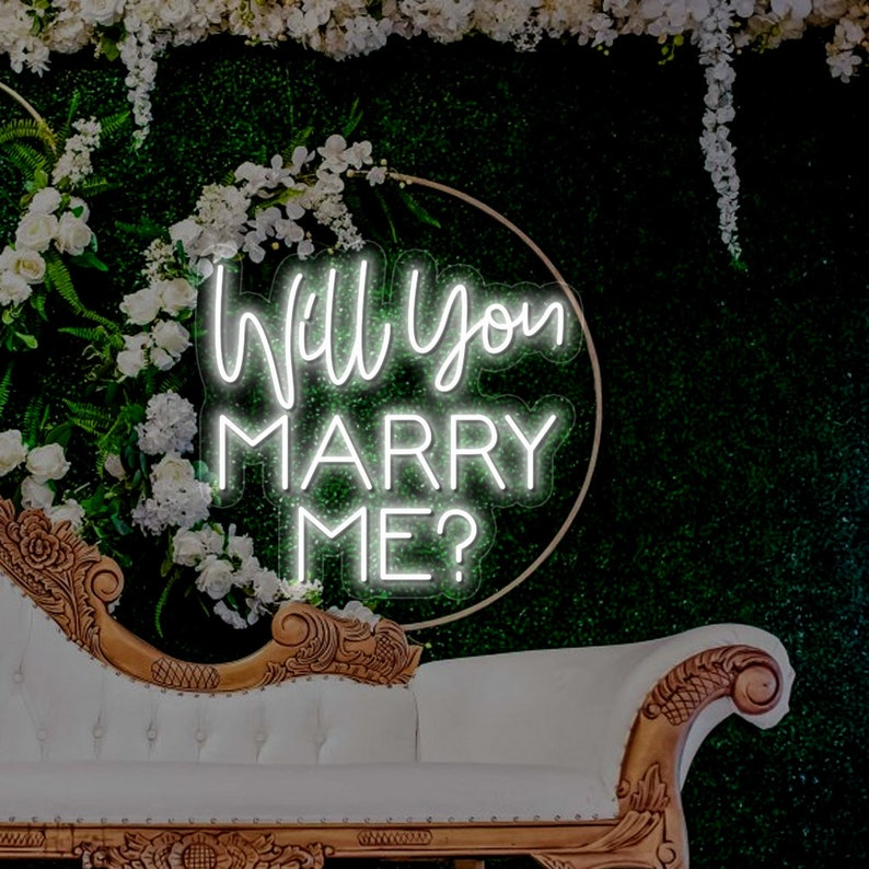 Will You Marry Me Custom Neon Sign