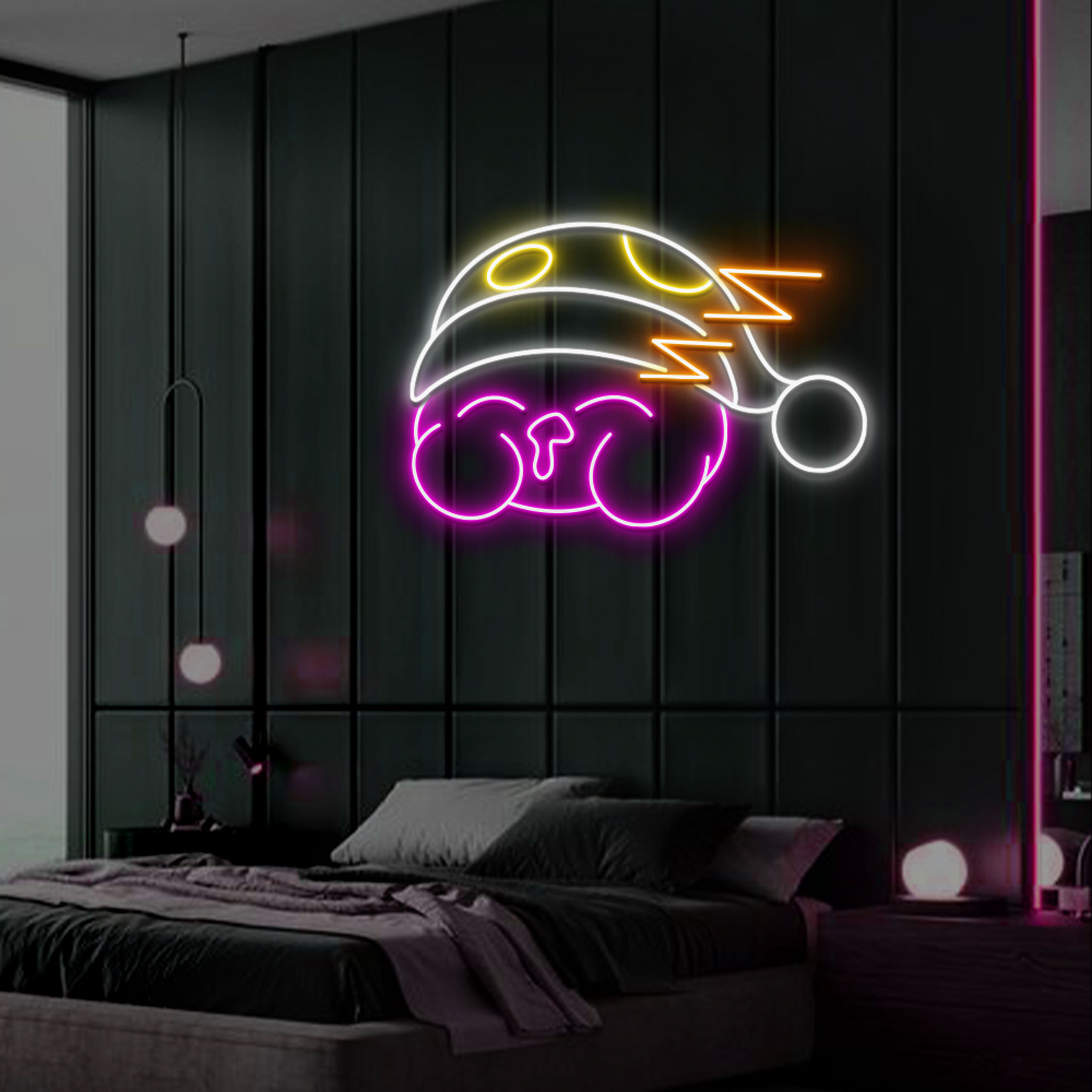 Anime Kirby Neon Sign