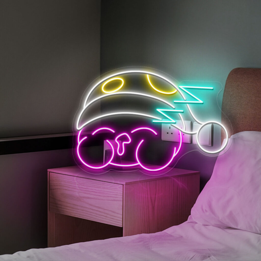 Anime Kirby Neon Sign 4