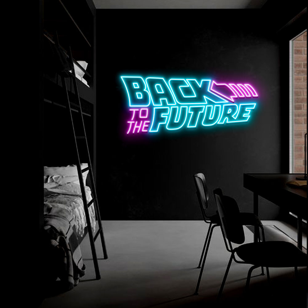 Back to the Future Neon Sign