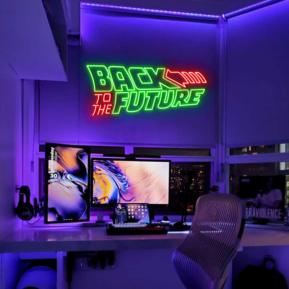 Back to the Future Neon Sign