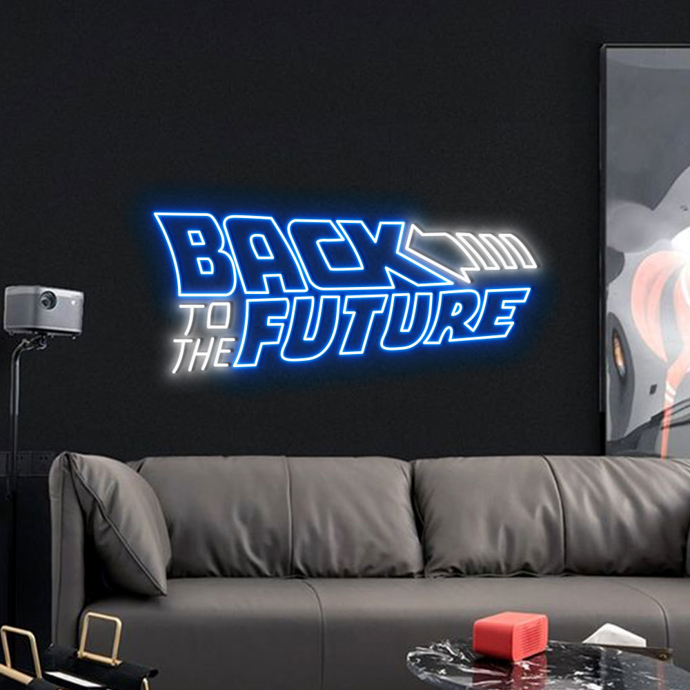 Back to the Future Neon Sign 4